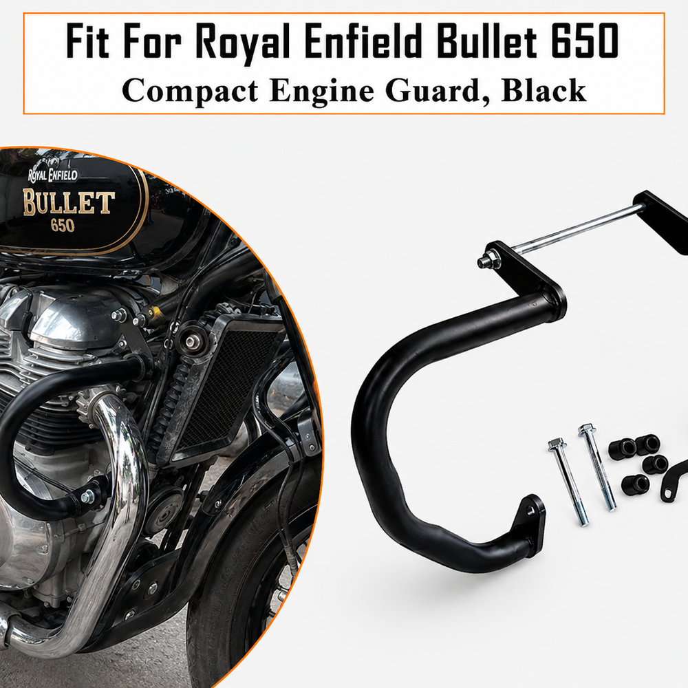 COMPACT ENGINE GUARD FIT FOR ROYAL ENFIELD bullet 650