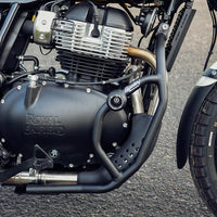 CRASH GUARD WITH SLIDERS (BLACK) FIT FOR ROYAL ENFIELD BEAR 650