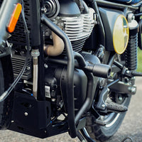 CRASH GUARD WITH SLIDERS (BLACK) FIT FOR ROYAL ENFIELD BEAR 650