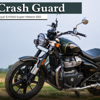 sissybar CRASH GUARD FIT FOR ROYAL ENFIELD SUPER METEOR 650