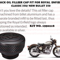 Black Oil Filler Cap fit for Royal Enfield Bullet 350