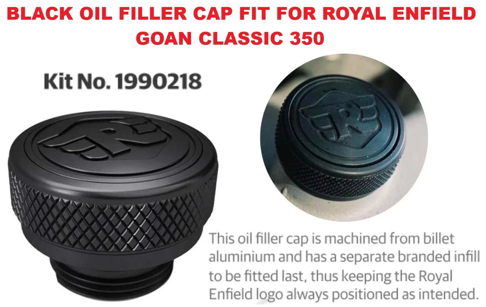 Black Oil Filler Cap fit for Royal Enfield Goan Classic 350