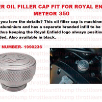 Silver Oil Filler Cap fit for Royal Enfield Meteor 350