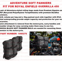 Adventure Soft Panniers fit for Royal Enfield Guerrilla 450