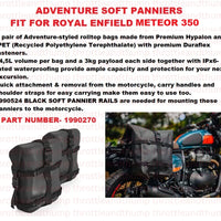 Adventure Soft Panniers fit for Royal Enfield Meteor 350
