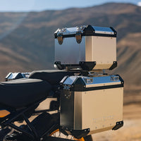 Silver Adventure Panniers fit for Royal Enfield Himalayan 450