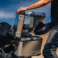Silver Adventure Panniers fit for Royal Enfield Himalayan 450