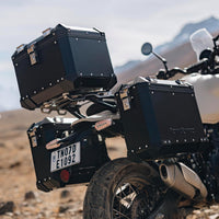 Black Adventure Panniers fit for Royal Enfield Himalayan 450
