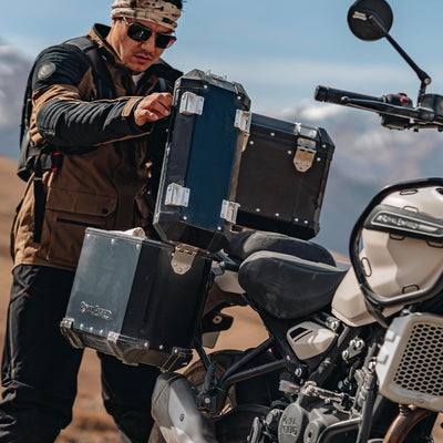 Black Adventure Panniers fit for Royal Enfield Himalayan 450