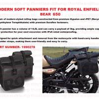 Modern Soft Panniers fit for Royal Enfield Bear 650