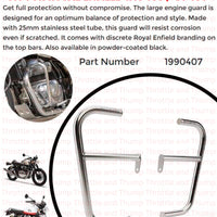 Silver Large Engine Guards fit for Royal Enfield Continental GT 650
