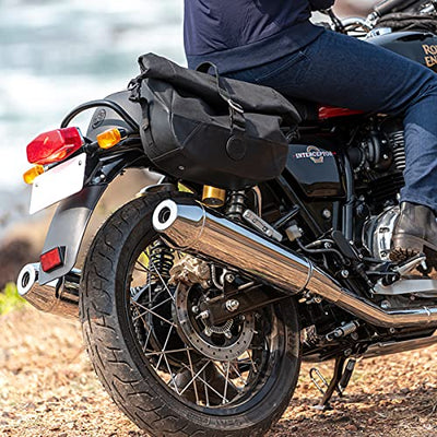 Black Soft Panniers fit for Royal Enfield Continental GT 650