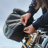 Black Soft Panniers fit for Royal Enfield Interceptor 650