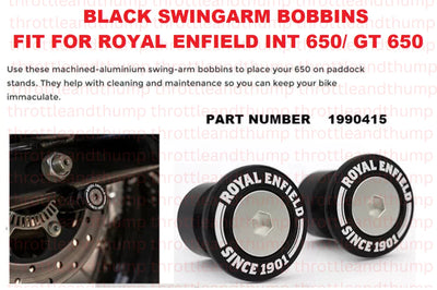 Black Swingarm Bobbins fit for Royal Enfield Continental GT 650