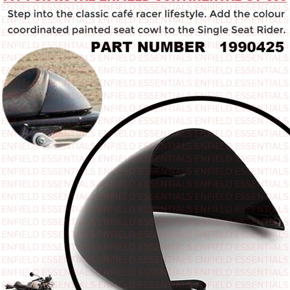 Black Magic Single Seat Cowl fit for Royal Enfield Continental GT 650