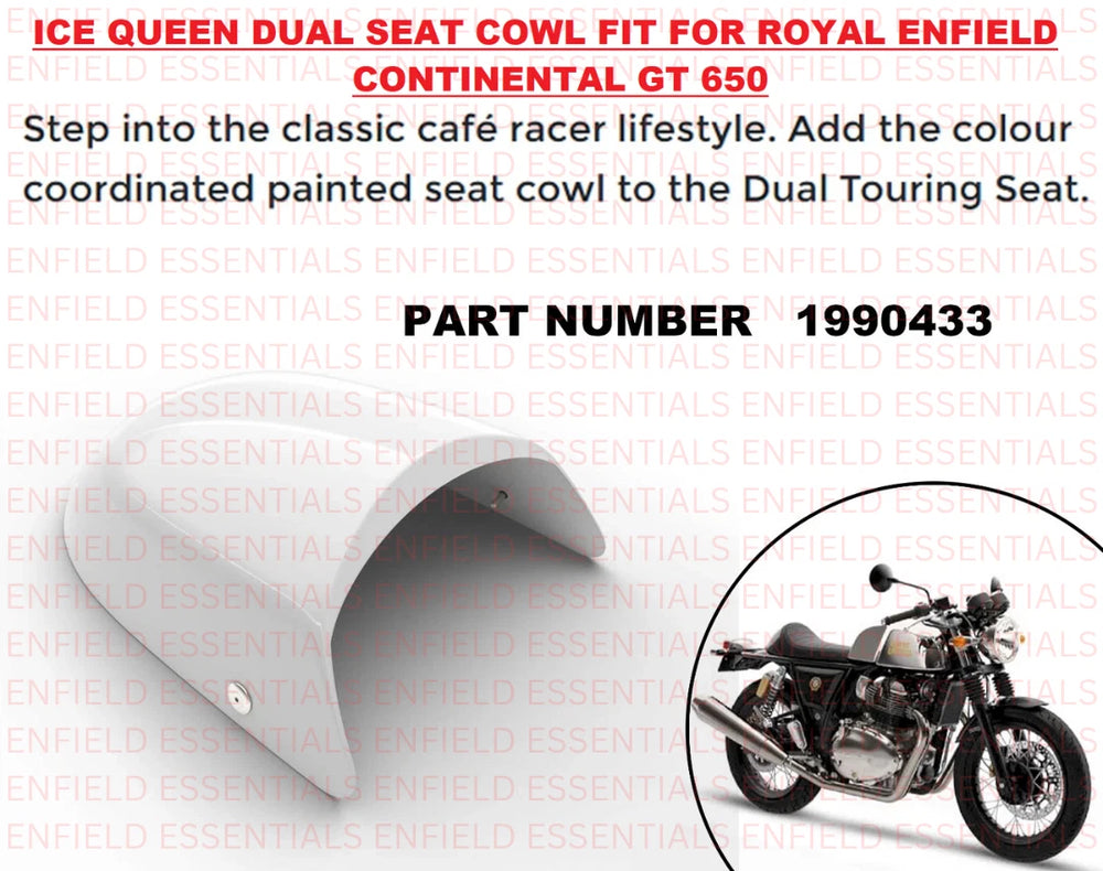 Ice Queen Dual Seat Cowl fit for Royal Enfield Continental GT 650