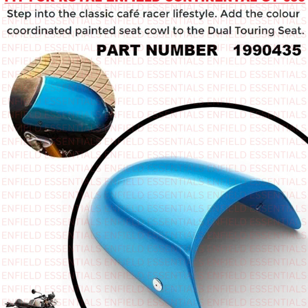 Ventura Blue Dual Seat Cowl fit for Royal Enfield Continental GT 650