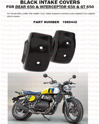 Black Intake Covers fit for Royal Enfield Bear 650
