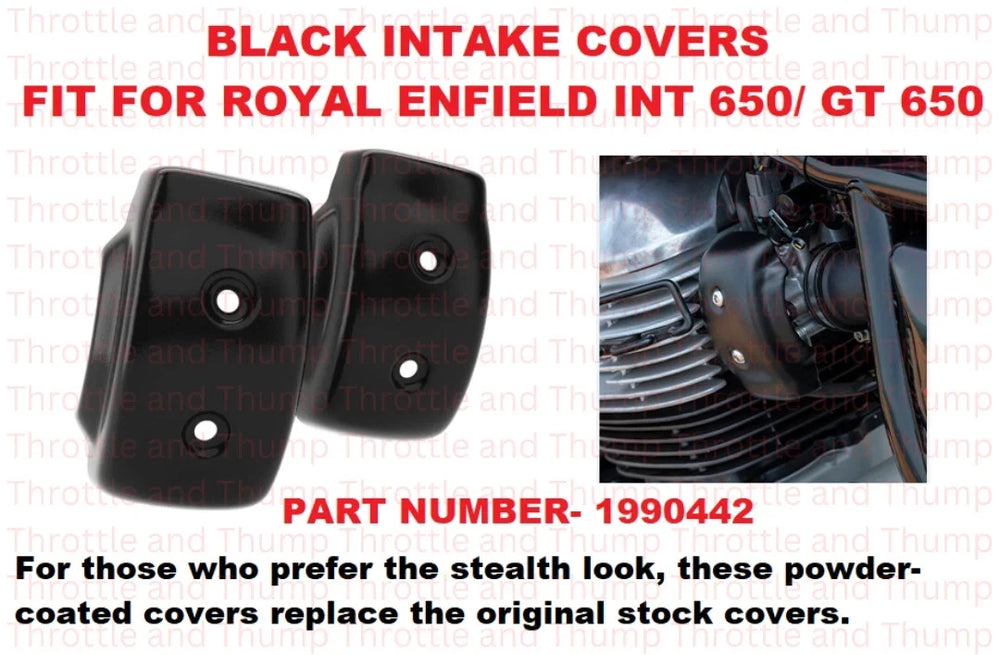 Black Intake Covers fit for Royal Enfield Interceptor 650