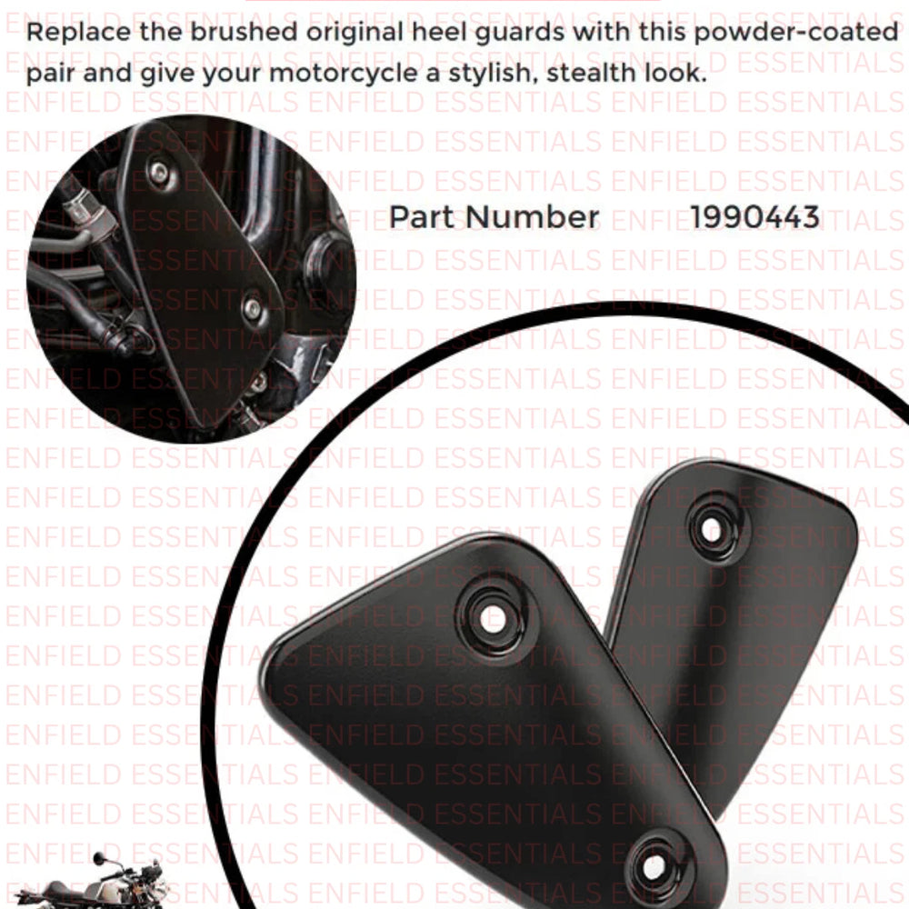 Black Heel Guards fit for Royal Enfield Continental GT 650
