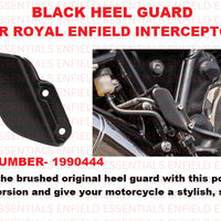Black Heel Guard fit for Royal Enfield Interceptor 650
