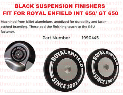 Black Suspension Finishers fit for Royal Enfield Continental GT 650