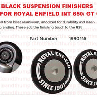Black Suspension Finishers fit for Royal Enfield Interceptor 650