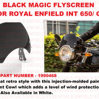 Black Magic Flyscreen fit for Royal Enfield Interceptor 650