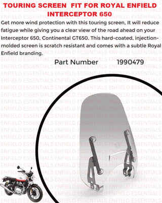 Touring Screen fit for Royal Enfield Interceptor 650