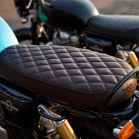 Brown Signature Bench Seat fit for Royal Enfield Interceptor 650