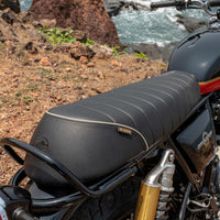 Black Premium Touring Dual Seat fit for Royal Enfield Interceptor 650