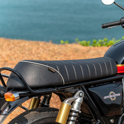 Black Premium Touring Dual Seat fit for Royal Enfield Interceptor 650