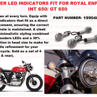 Silver Led Indicators fit for Royal Enfield Continental GT 650