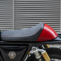 Black Premium Touring Rider Seat fit for Royal Enfield Continental GT 650
