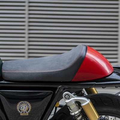 Black Premium Touring Rider Seat fit for Royal Enfield Continental GT 650