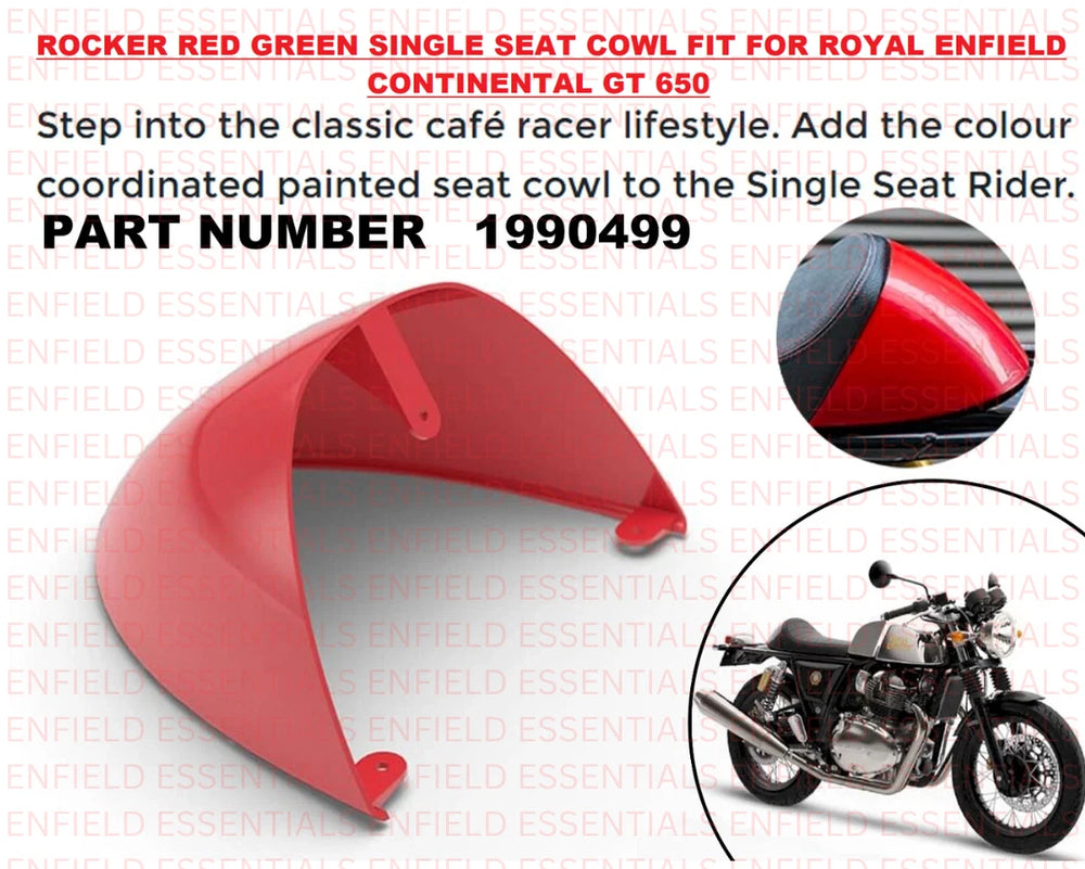 Rocker Red Single Seat Cowl fit for Royal Enfield Continental GT 650