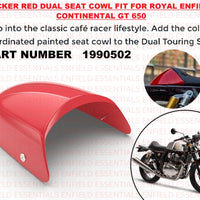 Rocker Red Dual Seat Cowl fit for Royal Enfield Continental GT 650