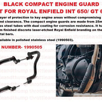 Black Compact Engine Guards fit for Royal Enfield Continental GT 650