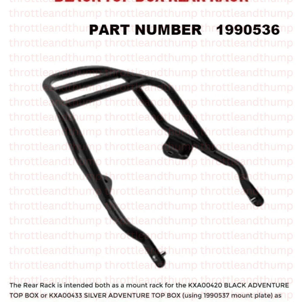 Black Top Box Rear Rack fit for Royal Enfield Bear 650