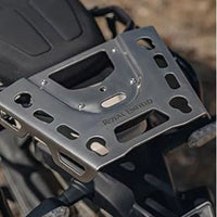 Silver Top Box Mount Plate fit for Royal Enfield Bear 650