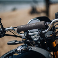 Black/ Brown Handlebar Brace Pad fit for Royal Enfield Bear 650