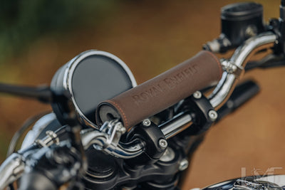 Black/ Brown Handlebar Brace Pad fit for Royal Enfield Interceptor 650
