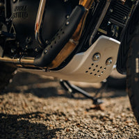 Silver Large Sumpguard fit for Royal Enfield Continental GT 650