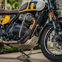 Silver Large Sumpguard fit for Royal Enfield Interceptor 650