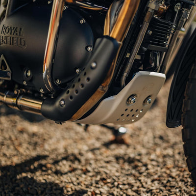 Silver Large Sumpguard fit for Royal Enfield Interceptor 650