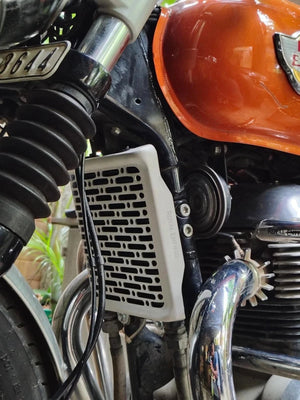 Silver Oil Cooler Guard fit for Royal Enfield Classic 650