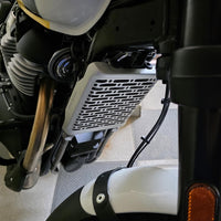 Silver Oil Cooler Guard fit for Royal Enfield Continental GT 650
