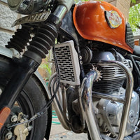 Silver Oil Cooler Guard fit for Royal Enfield Shotgun 650