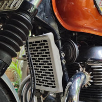 Silver Oil Cooler Guard fit for Royal Enfield Super Meteor 650