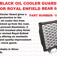 Black Oil Cooler Guard fit for Royal Enfield Bear 650